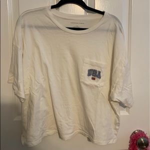 AE USA Flag Crop Top